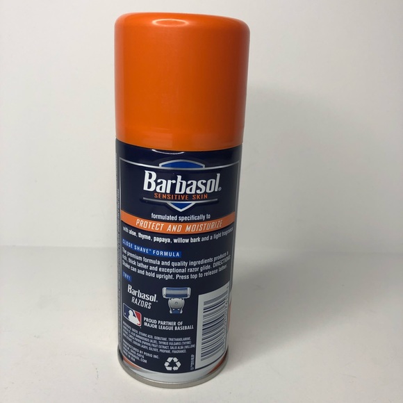 Barbasol Sensitive Skin Shaving Cream 7 oz - Picture 3 of 4